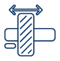 Axial thrust position monitoring icon